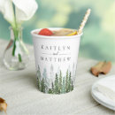 Search for wedding paper cups Watercolor
