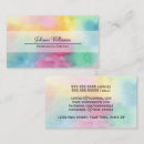 Search for bright color business cards For her