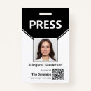 Search for press badges Identification