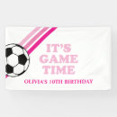 Search for soccer banners Girl