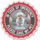 Search for pet stickers Firefighter pet alert