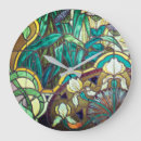 Search for stained glass clocks Gold
