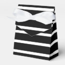 Search for black and white stripes favor boxes Stylish