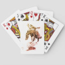Search for rodeo playing cards Wild west