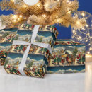 Search for log cabin wrapping paper Christmas tree