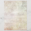 Search for vintage sheet music pages Decoupage