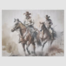 Search for cowboy tissue paper Watercolor