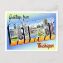 Search for vintage detroit postcards Usa