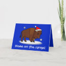 Search for bison christmas cards Santa