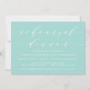 Search for mint rehearsal dinner invitations Calligraphy