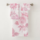 Search for pink rose bath towels Vintage floral