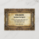 Search for bronze business cards Vintage