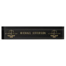 Search for judge name plates Black