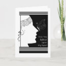 Search for art deco wedding thank you cards White