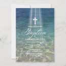 Search for beach baptism invitations Christening