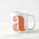 Search for orange mugs Initial