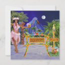 Search for hula girl invitations Hawaiian luau party