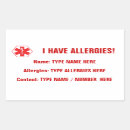 Search for contact stickers Allergies
