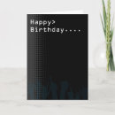 Search for computer birthday cards Black