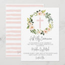 Search for greenery first communion invitations Holy