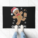 Search for christmas gingerbread doormats Xmas