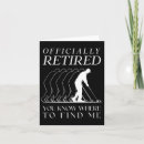 Search for funny golf retirement cards Golfclub