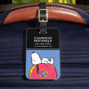 Search for snoopy luggage tags Cartoon