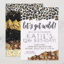 Search for cheetah print invitations Safari