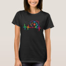 Search for heartbeat tshirts Rainbow