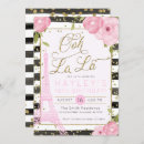 Search for black white sweet 16 invitations French