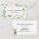 Search for event planner business cards Floral