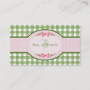 Search for plaid business cards Cute