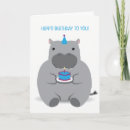 Search for hippo birthday cards Pun