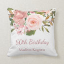 Search for 60th birthday pillows Gold