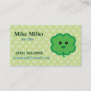Search for four leaf clover business cards Cute