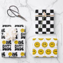 Search for happy face wrapping paper Groovy