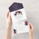 Search for red and purple wedding invitations Boho