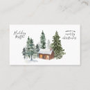 Search for cabin business cards Mountain