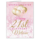 Search for granddaughters 21st birthday cards Pretty