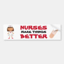 Search for nurse bumper stickers Profession