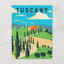 Search for tuscany postcards Retro vintage travel