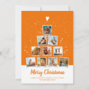 Search for orange christmas cards tree