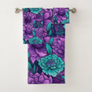 Search for teal bath towels Flowers