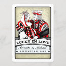 Search for playing card wedding invitations Queen of hearts