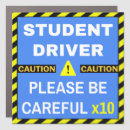 Search for driving school bumper stickers Learning to drive