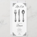 Search for knife fork spoon invitations White