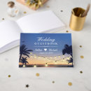 Search for beach wedding guest books Tropical