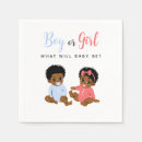 Search for gender reveal napkins Pink bow