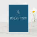 Search for funny 50th birthday cards Typography