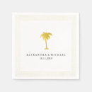 Search for palm tree napkins Beach